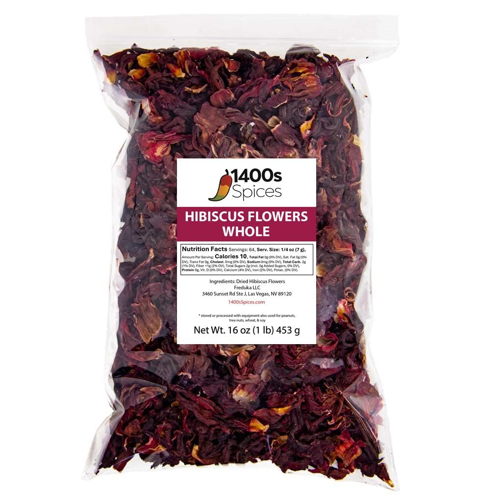 Dried hibiscus flowers