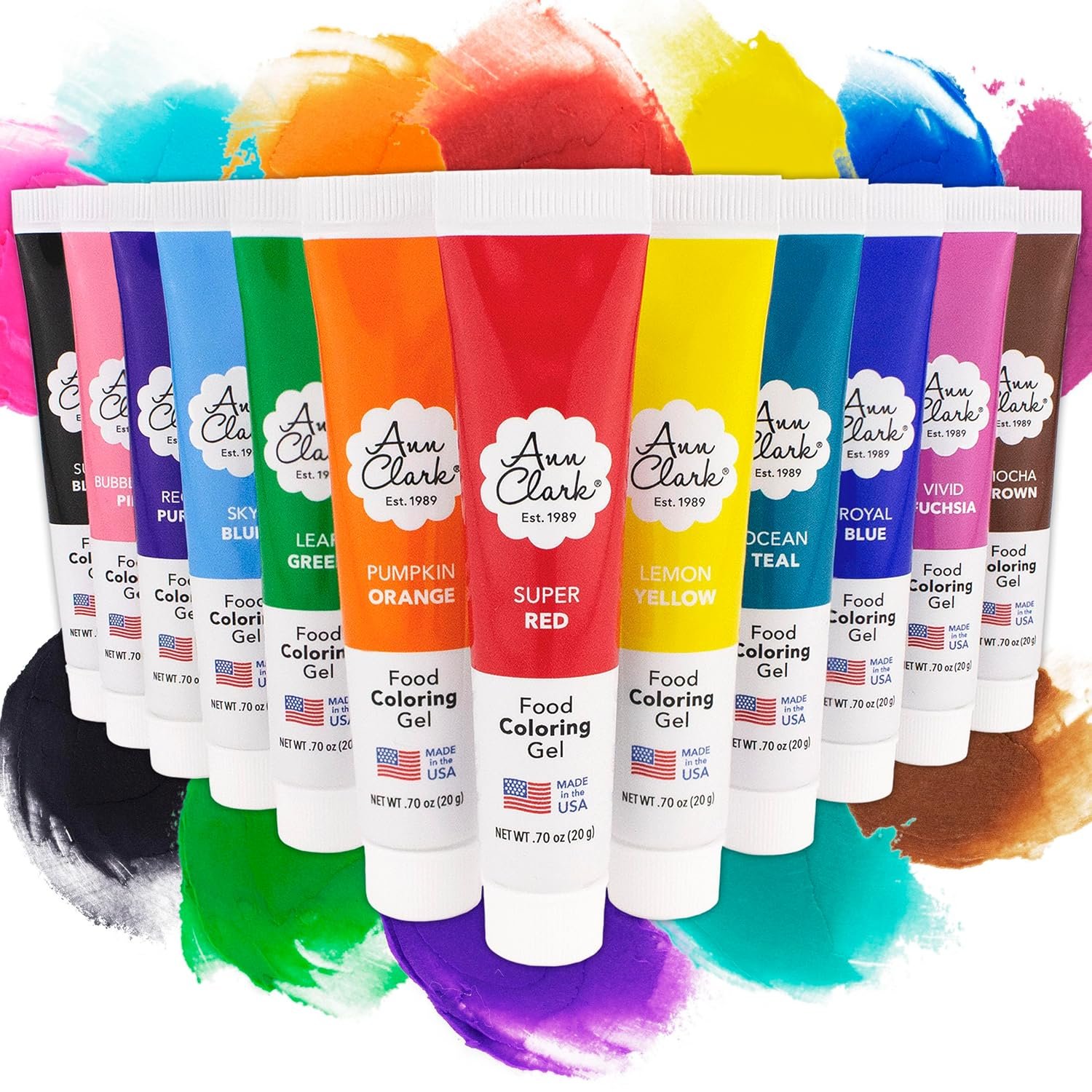 Gel food coloring set