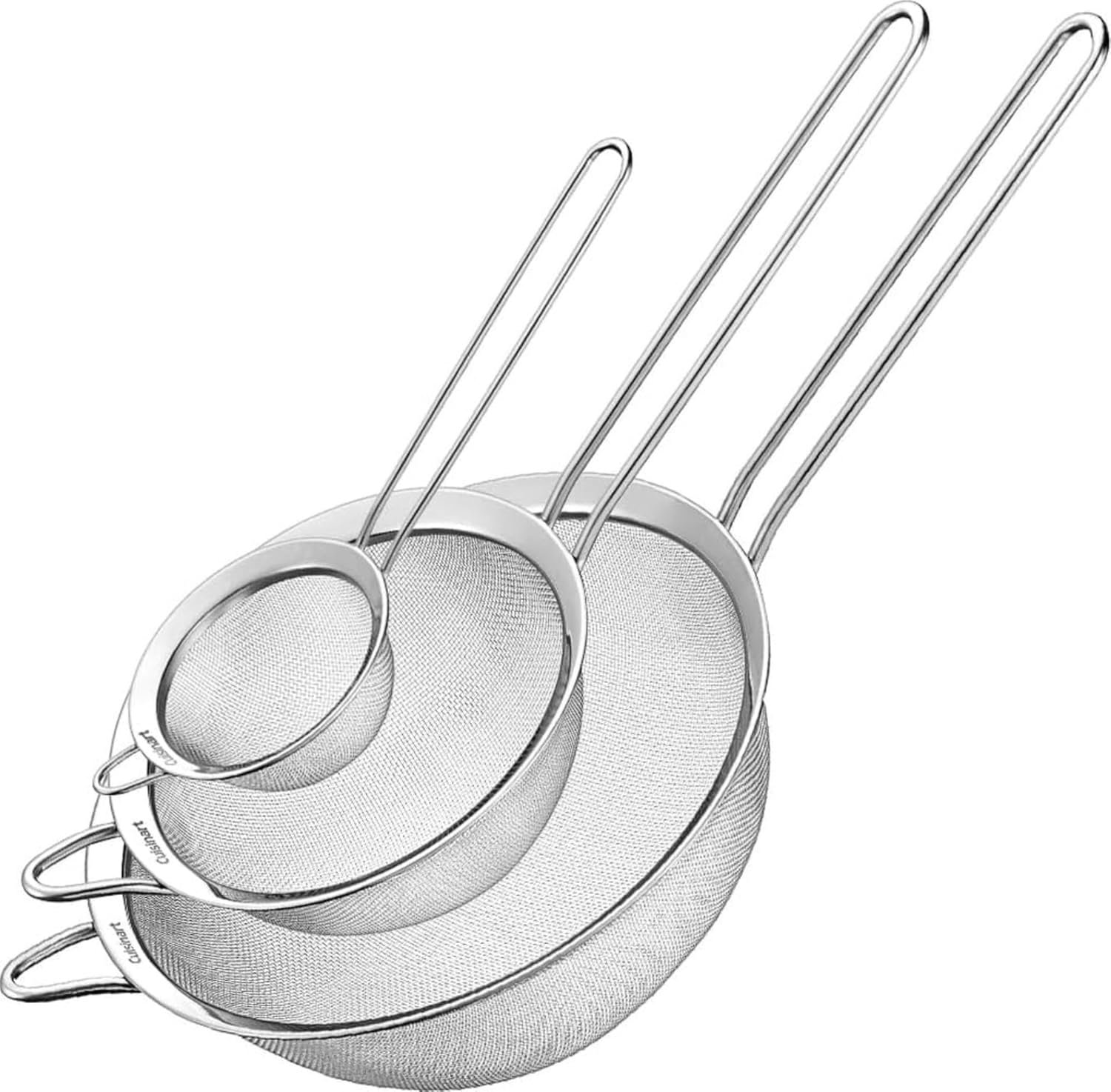 Fine mesh strainers