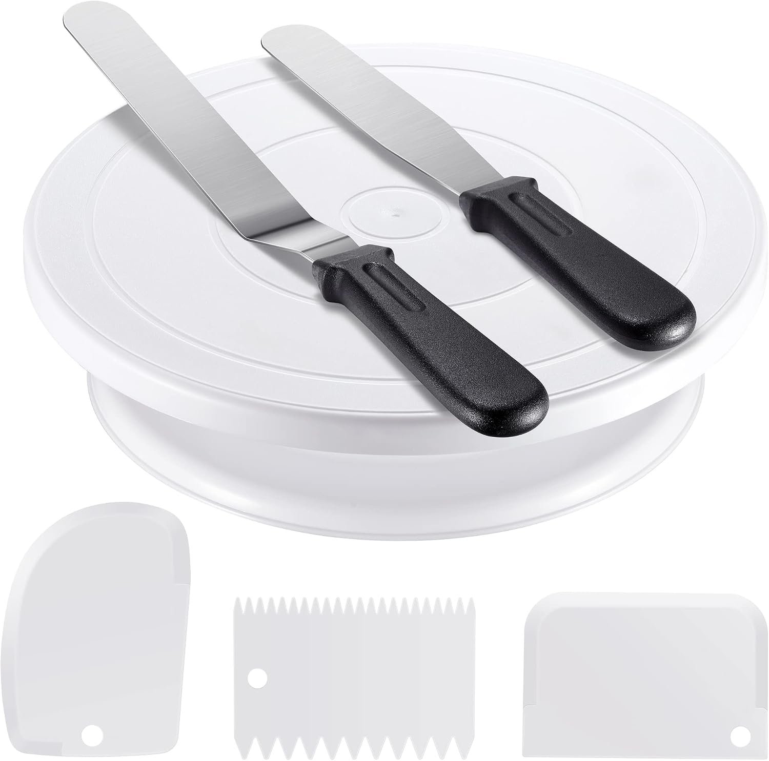 Cake decorating turntable kit
