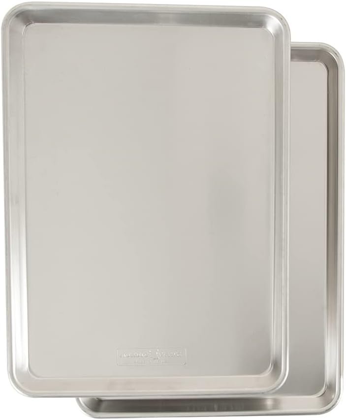 Aluminum half sheet baking pan